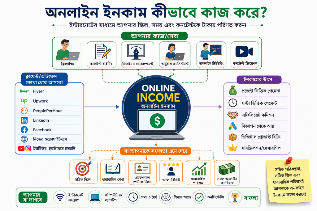 how-online-income-works-diagram